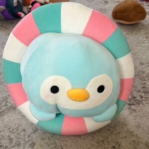 Cuddly Penguin Plush Toy with Pastel Hues